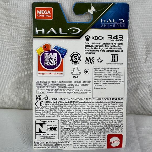 5 for $25| MEGA CONSTRUX HALO Universe Heroes Series 15 Agent Locke Mini Figure - Picture 3 of 6